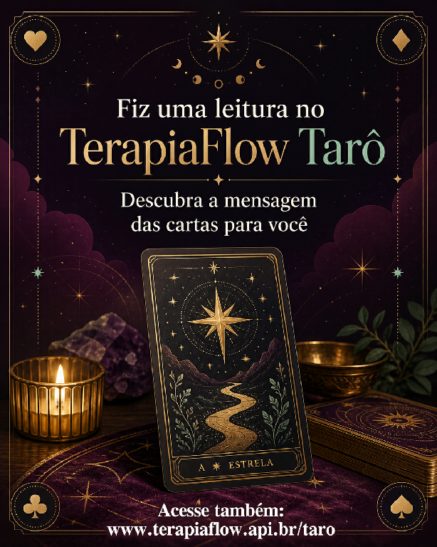 Convite para conhecer o TerapiaFlow Tarô